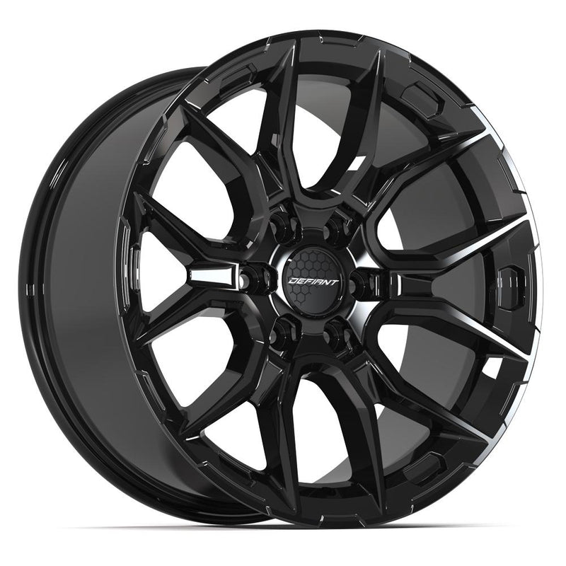 DEFIANT DF18A 20x9 6x139.7 18et Gloss Black Wheel