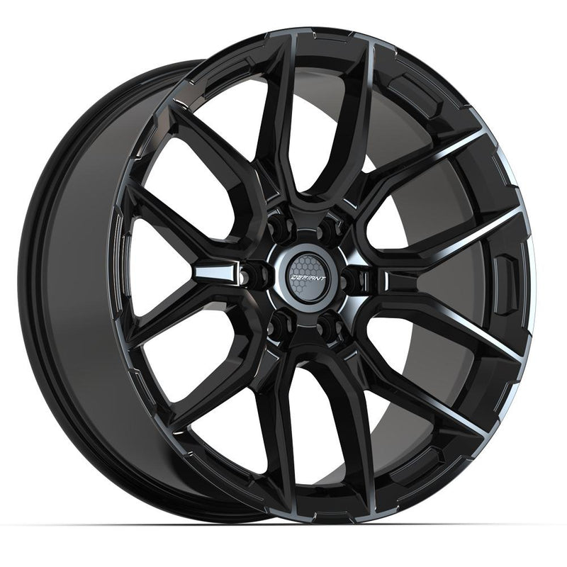 DEFIANT DF18A 22x9 6x139.7 18et Gloss Black Wheel