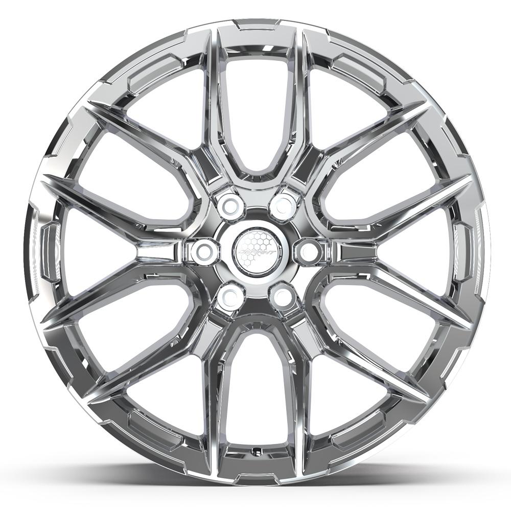 DEFIANT DF18B 22x9 6x139.7 18et Chrome Wheel