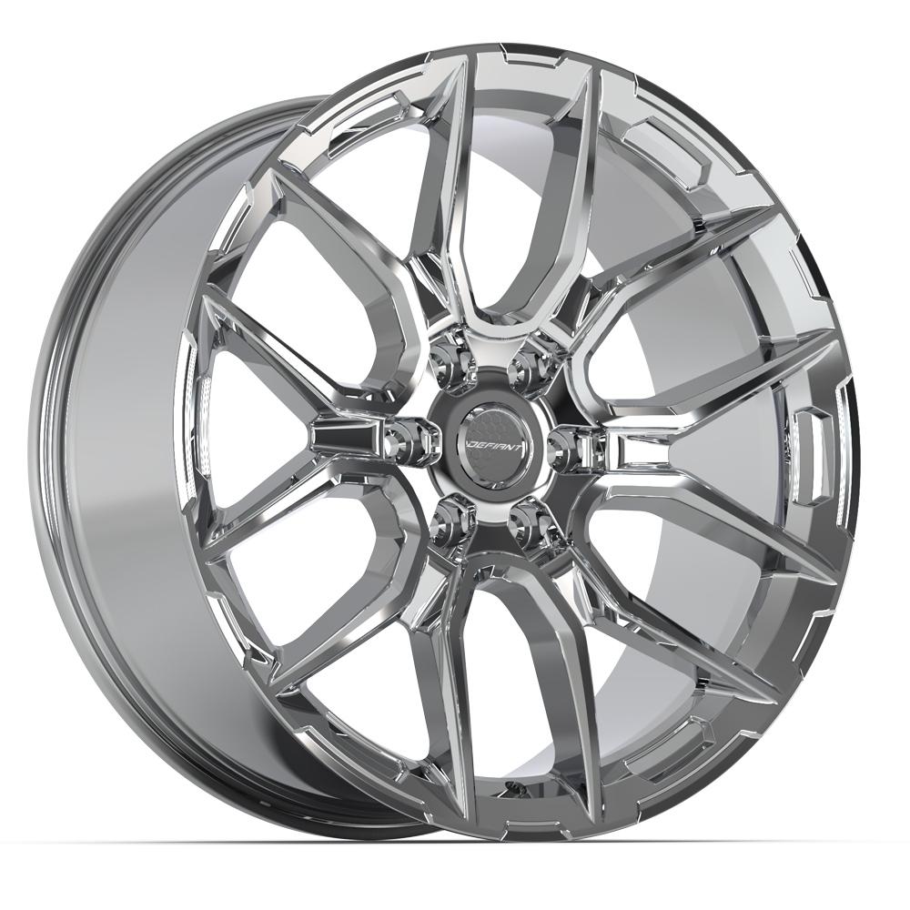 DEFIANT DF18B 22x9 6x139.7 18et Chrome Wheel