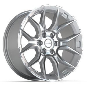 DEFIANT DF18C 20x9 6x135 18et Gloss Silver Machined Wheel