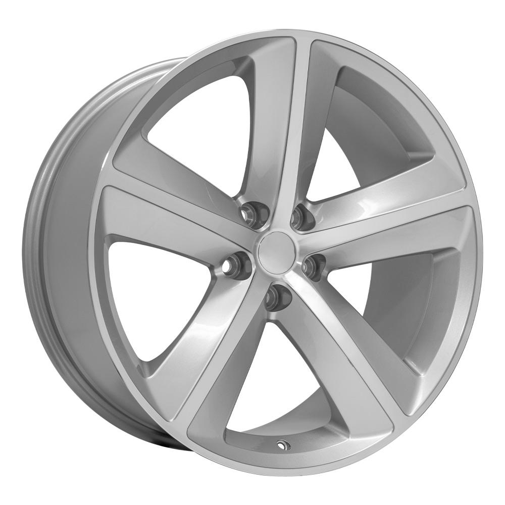 OE Wheels DG05 20x9 5x115 20et Gloss Silver Machined Wheel