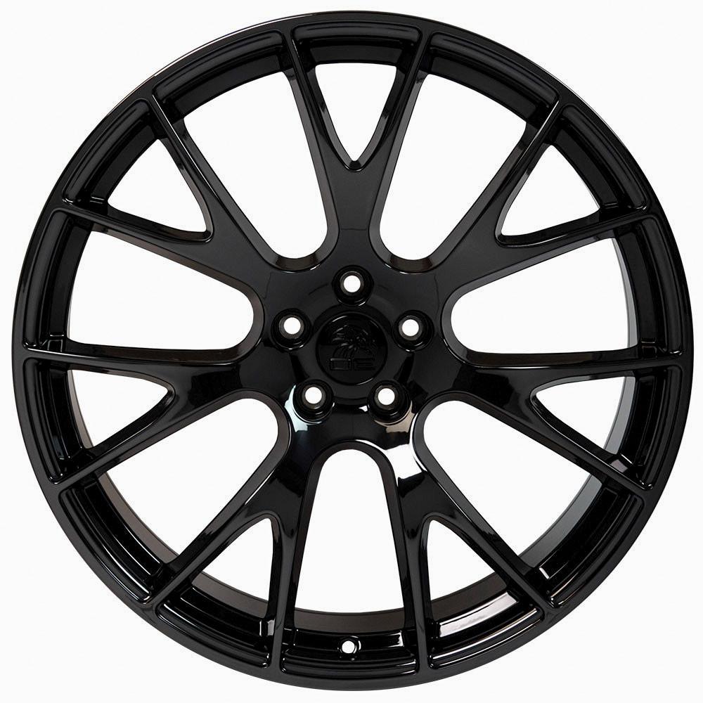 OE Wheels DG15 20x9 5x115 18et Gloss Black Wheel