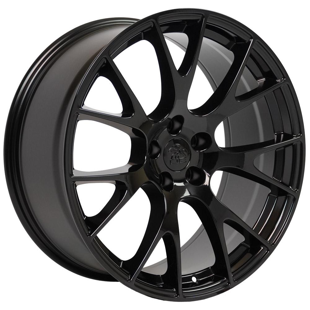 OE Wheels DG15 20x9 5x115 18et Gloss Black Wheel