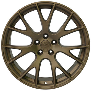 OE Wheels DG15 20x9 5x115 18et Satin Bronze Wheel