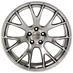 OE Wheels DG15 20x10 5x115 18et Gloss Hyper Black Wheel