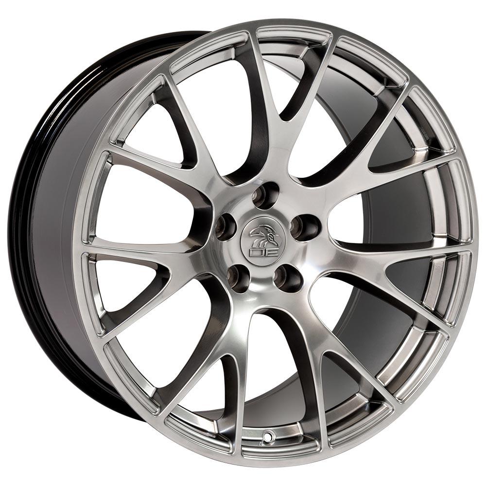 OE Wheels DG15 20x10 5x115 18et Gloss Hyper Black Wheel