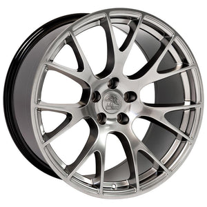 OE Wheels DG15 20x10 5x115 18et Gloss Hyper Black Wheel