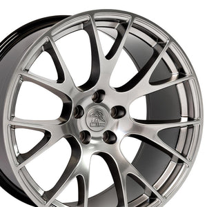 OE Wheels DG15 20x10 5x115 18et Gloss Hyper Black Wheel