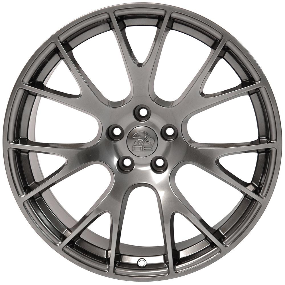 OE Wheels DG69 22x10 5x139.7 25et Gloss Hyper Black Wheel