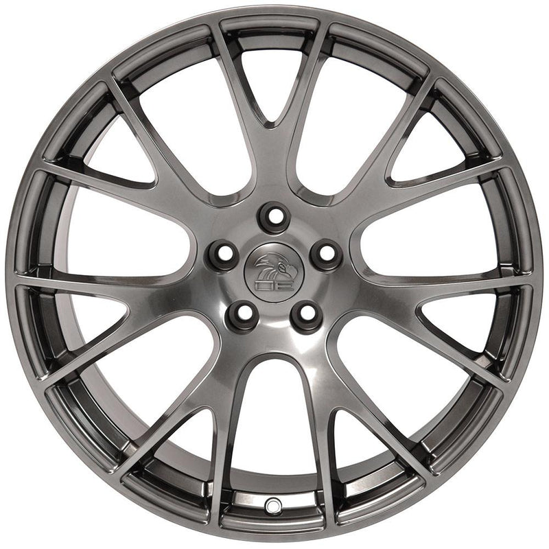 OE Wheels DG69 22x10 5x139.7 25et Gloss Hyper Black Wheel
