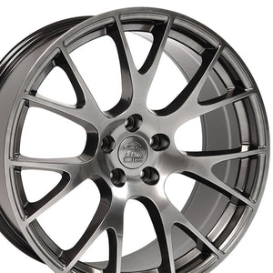OE Wheels DG69 22x10 5x139.7 25et Gloss Hyper Black Wheel