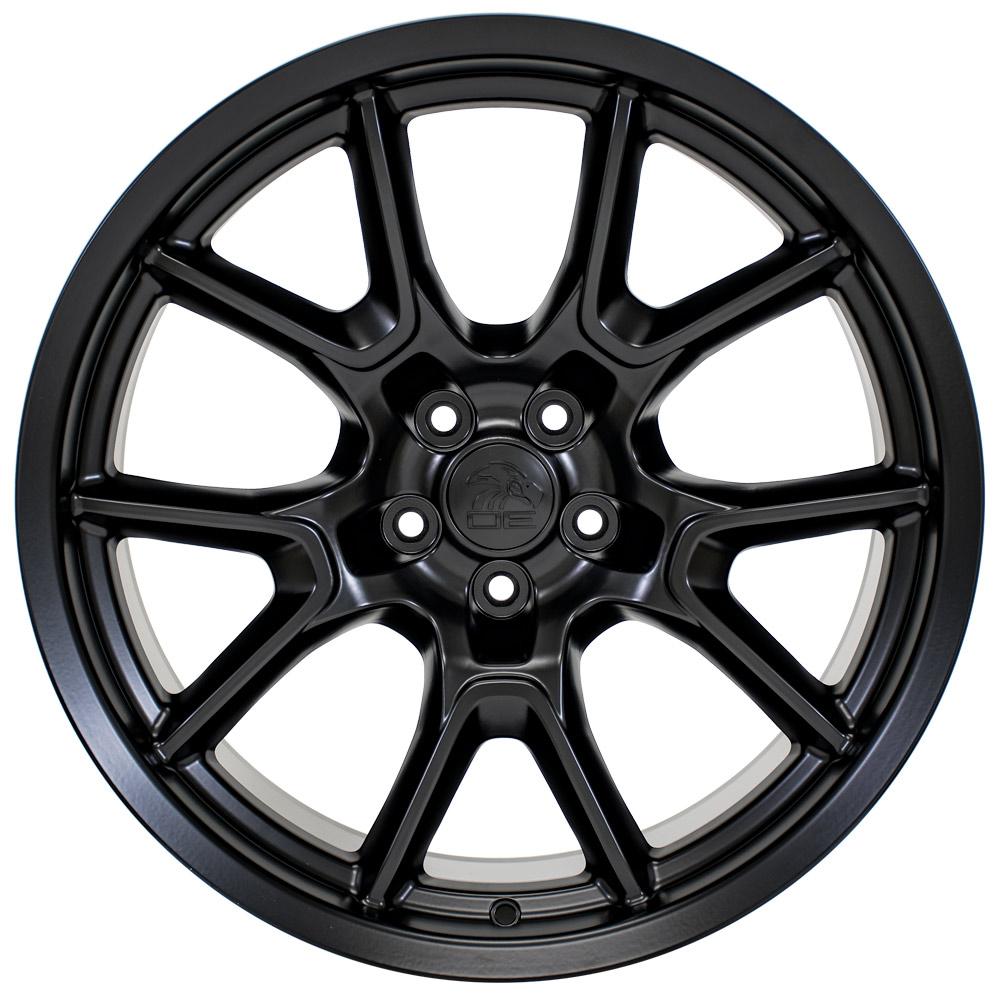 OE Wheels DG21 20x10 5x115 18et Satin Black Wheel