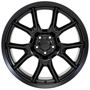 OE Wheels DG21 20x10 5x115 18et Satin Black Wheel