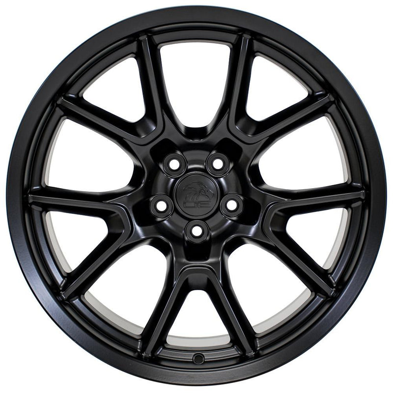 OE Wheels DG21 20x10 5x115 18et Satin Black Wheel