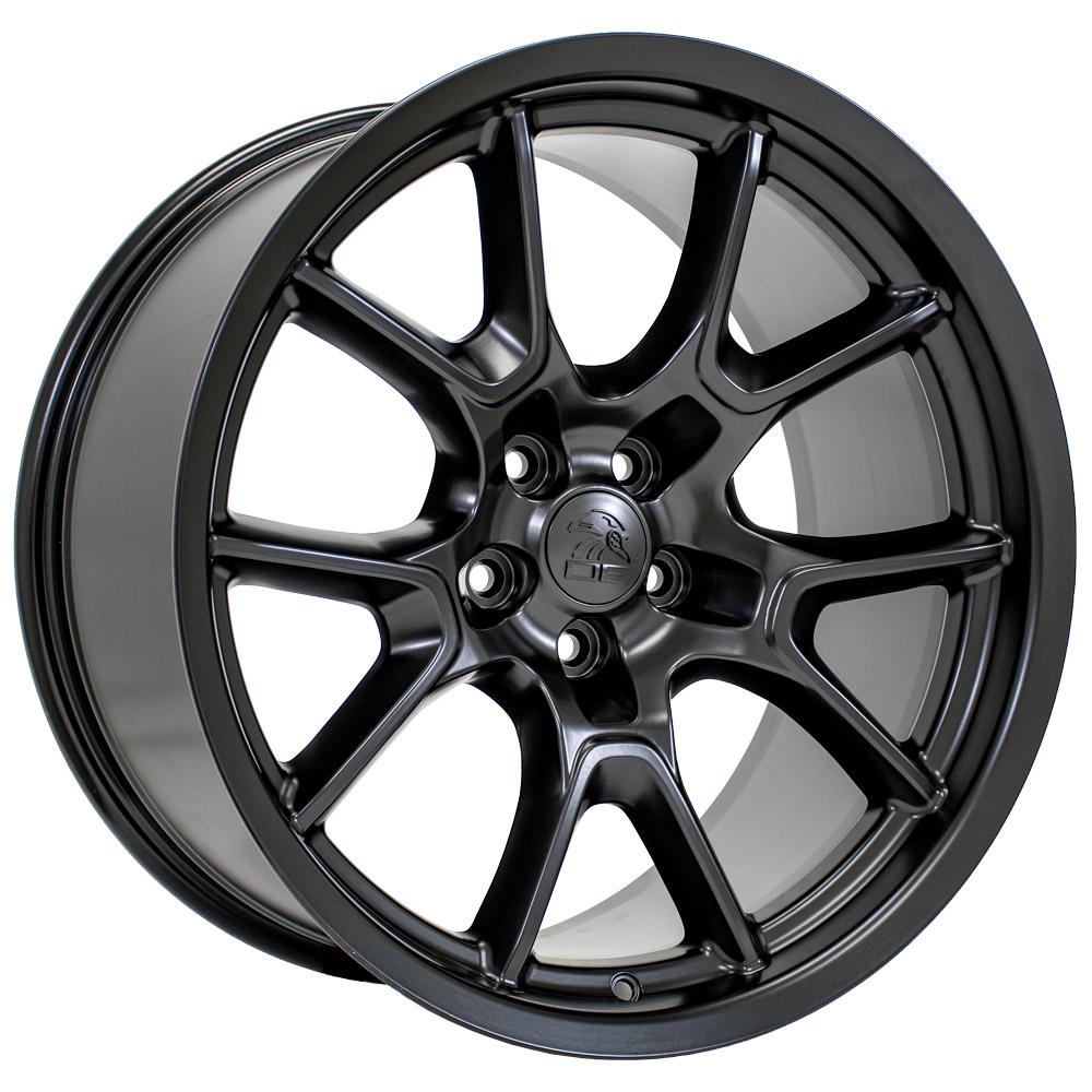 OE Wheels DG21 20x10 5x115 18et Satin Black Wheel