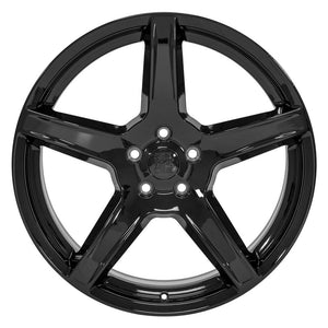 OE Wheels DG22 22x9.5 5x127 29et Gloss Black Wheel