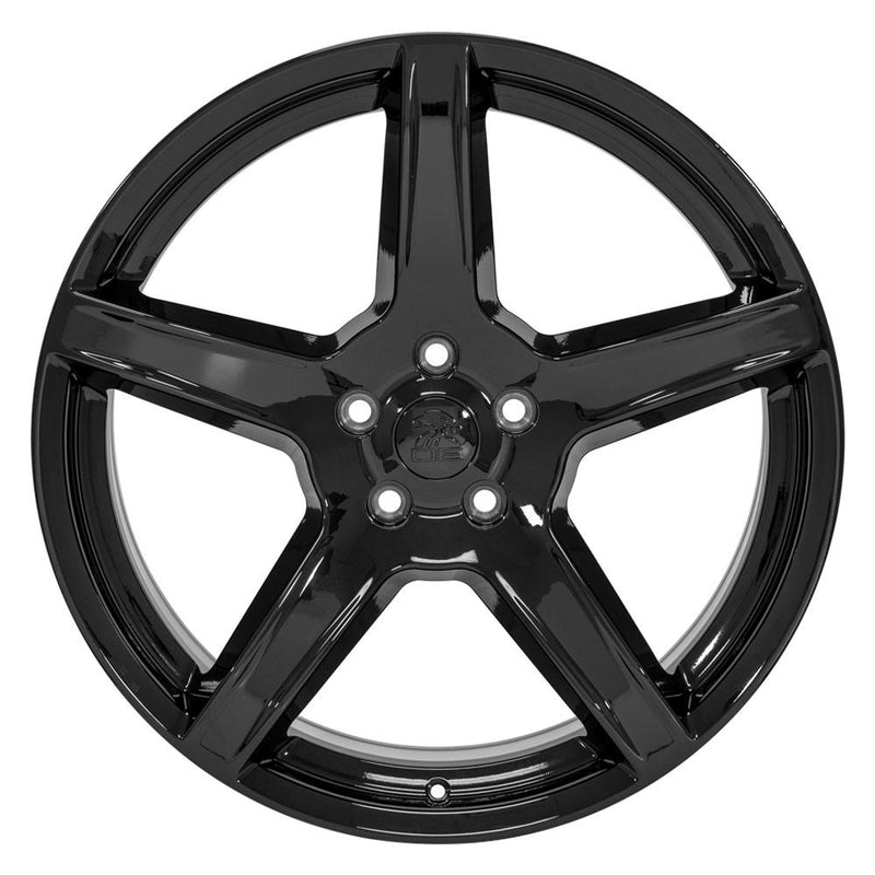 OE Wheels DG22 22x9.5 5x127 29et Gloss Black Wheel