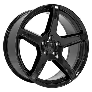 OE Wheels DG22 22x9.5 5x127 29et Gloss Black Wheel
