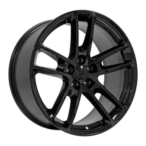 OE Wheels DG23 20x9 5x115 18et Gloss Black Wheel