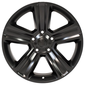 OE Wheels DG65 20x9 5x139.7 19et Satin Black Wheel