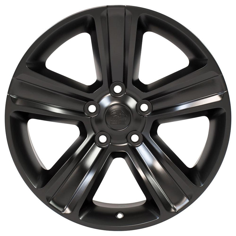 OE Wheels DG65 20x9 5x139.7 19et Satin Black Wheel