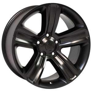 OE Wheels DG65 20x9 5x139.7 19et Satin Black Wheel