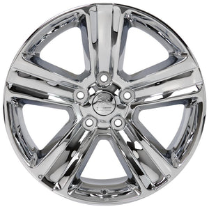 OE Wheels DG65 20x9 5x139.7 19et Chrome Wheel