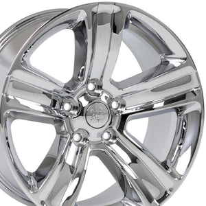 OE Wheels DG65 20x9 5x139.7 19et Chrome Wheel