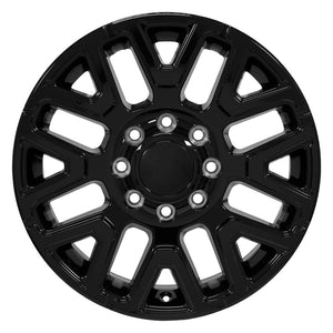 OE Wheels DG77 20x8 8x165.1 54.65et Gloss Black Wheel
