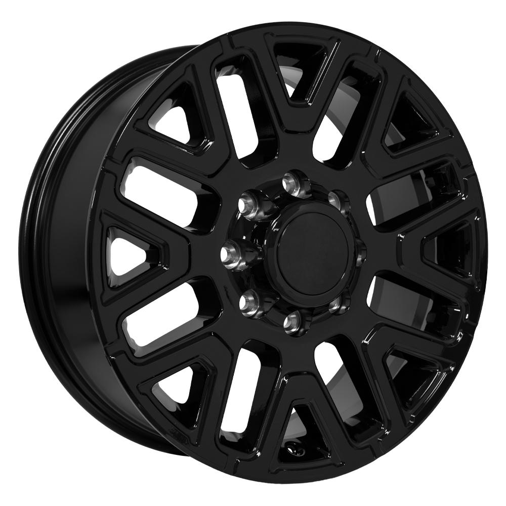 OE Wheels DG77 20x8 8x165.1 54.65et Gloss Black Wheel