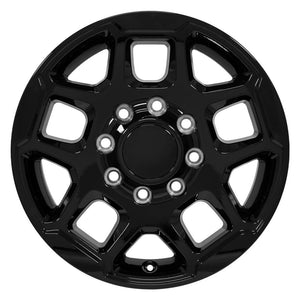 OE Wheels DG78 18x8 8x165.1 57.15et Gloss Black Wheel