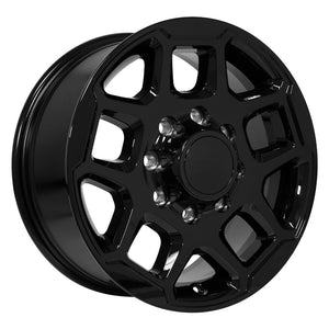 OE Wheels DG78 18x8 8x165.1 57.15et Gloss Black Wheel