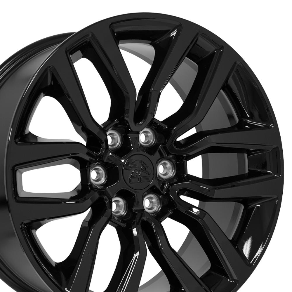 OE Wheels DG81 20x9 6x139.7 19.05et Gloss Black Wheel