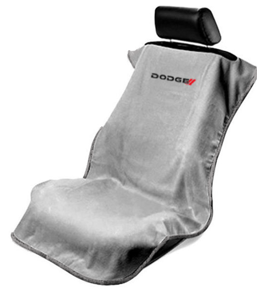 Dodge Grey Car Seat Cover Towel