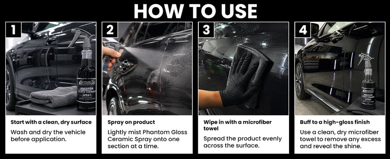 Phantom Gloss Ceramic Spray – Advanced Ceramic Protection & Long-Lasting Shine