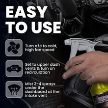 Leather Car Air Freshener Spray Long-Lasting Auto Scent