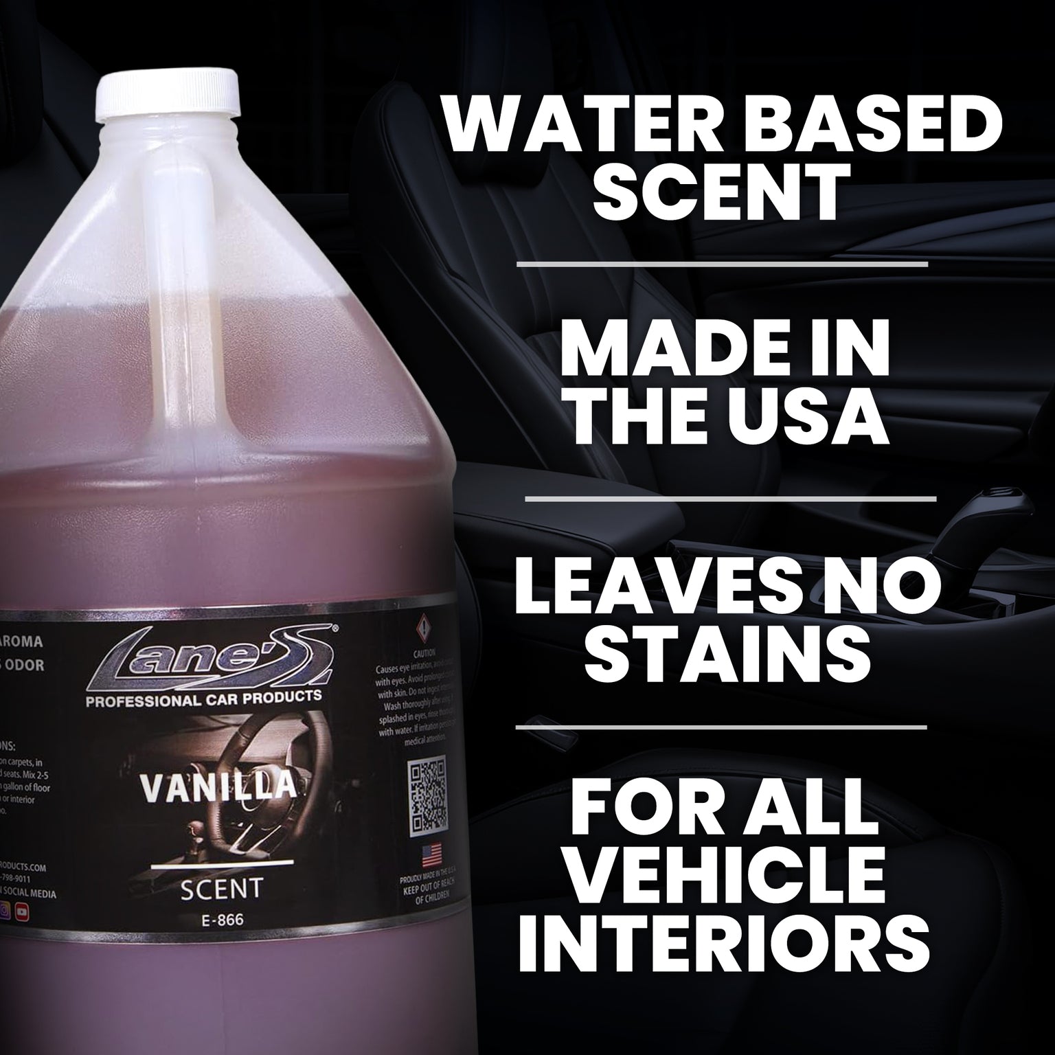 Vanilla Smell Car Air Freshener Spray – Odor Eliminator for Autos