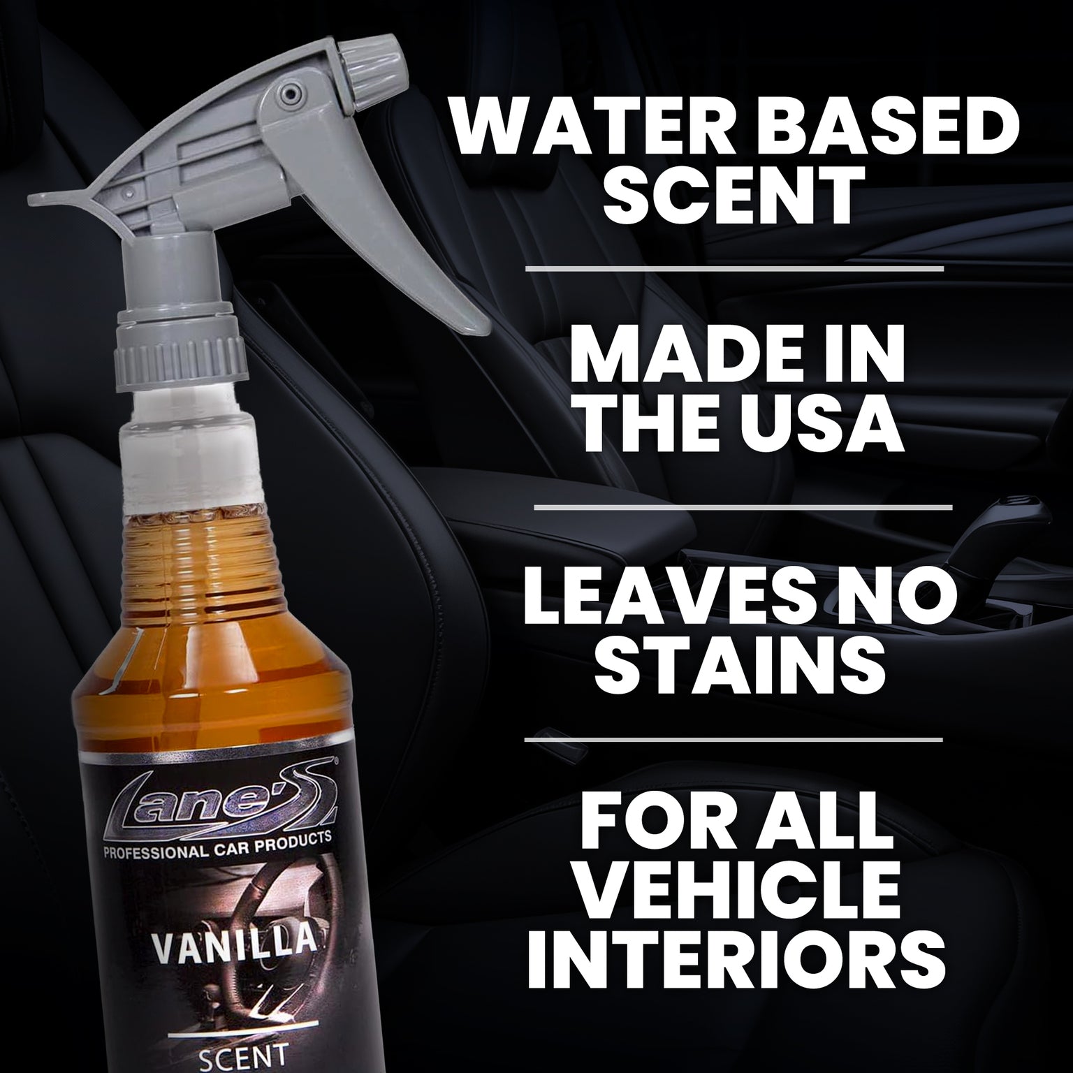 Vanilla Smell Car Air Freshener Spray – Odor Eliminator for Autos