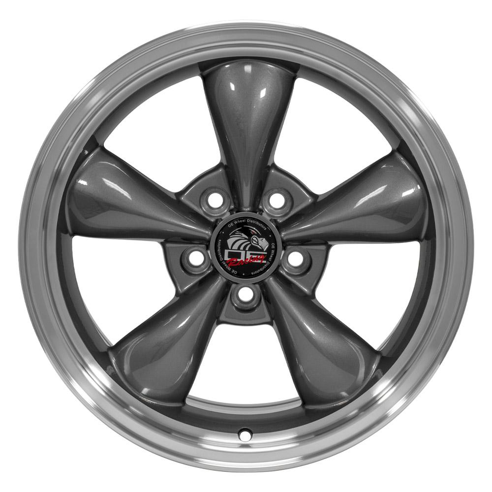 OE Wheels FR01 17x9 5x114.3 24et Gloss Anthracite Machined Lip Wheel