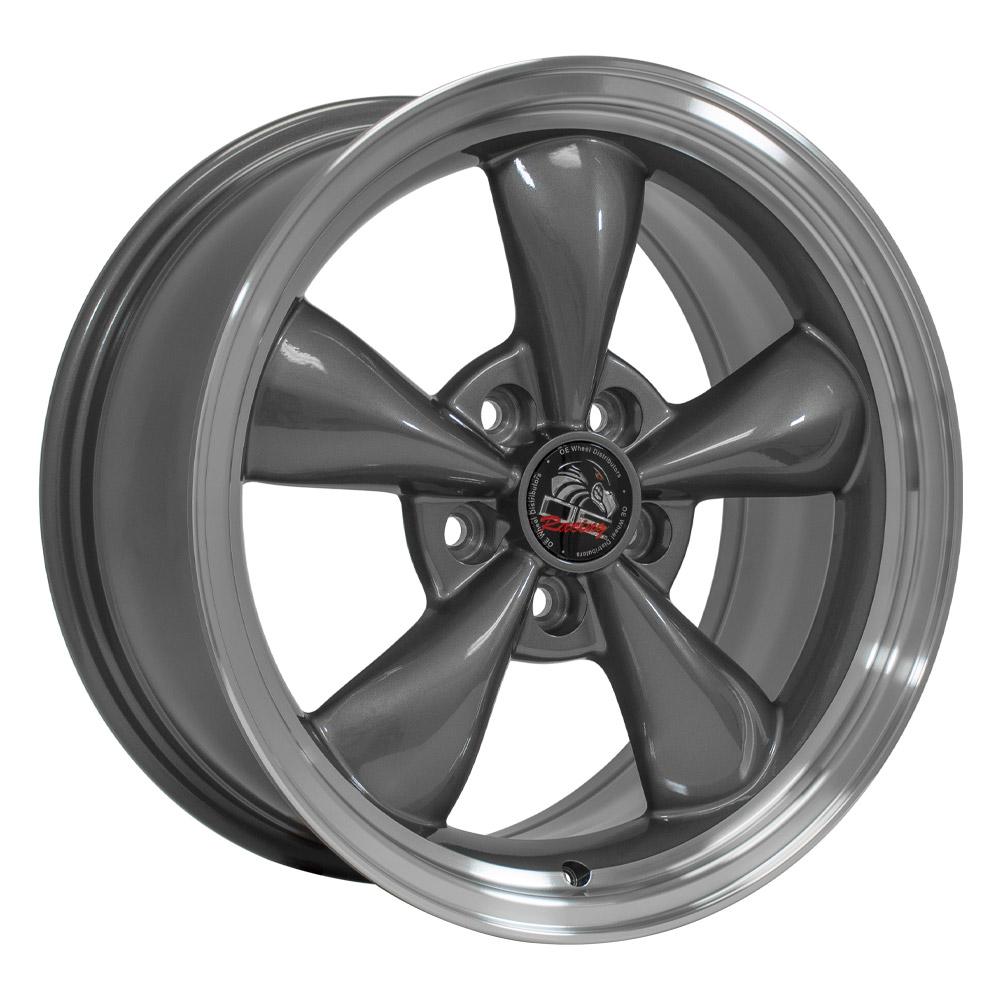 OE Wheels FR01 17x9 5x114.3 24et Gloss Anthracite Machined Lip Wheel