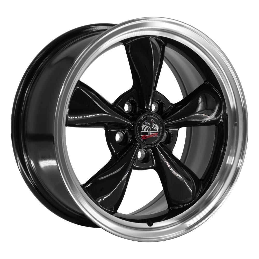 OE Wheels FR01 17x8 5x114.3 29.5et Gloss Black Machined Lip Wheel