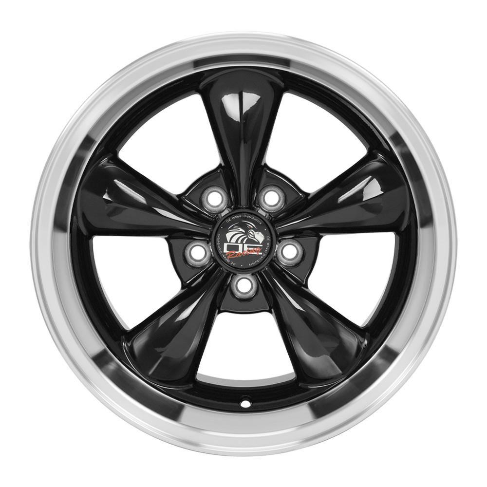OE Wheels FR01 17x10.5 5x114.3 27et Gloss Black Machined Lip Wheel