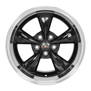 OE Wheels FR01 17x10.5 5x114.3 27et Gloss Black Machined Lip Wheel