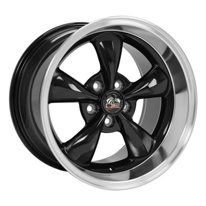 OE Wheels FR01 17x10.5 5x114.3 27et Gloss Black Machined Lip Wheel