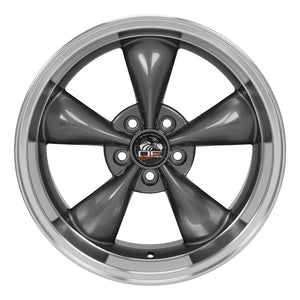 OE Wheels FR01 18x10 5x114.3 22et Gloss Anthracite Machined Lip Wheel