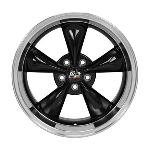 OE Wheels FR01 18x10 5x114.3 22et Gloss Black Machined Lip Wheel