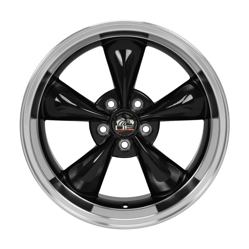 OE Wheels FR01 18x10 5x114.3 22et Gloss Black Machined Lip Wheel
