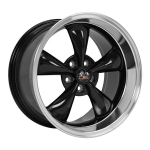 OE Wheels FR01 18x10 5x114.3 22et Gloss Black Machined Lip Wheel