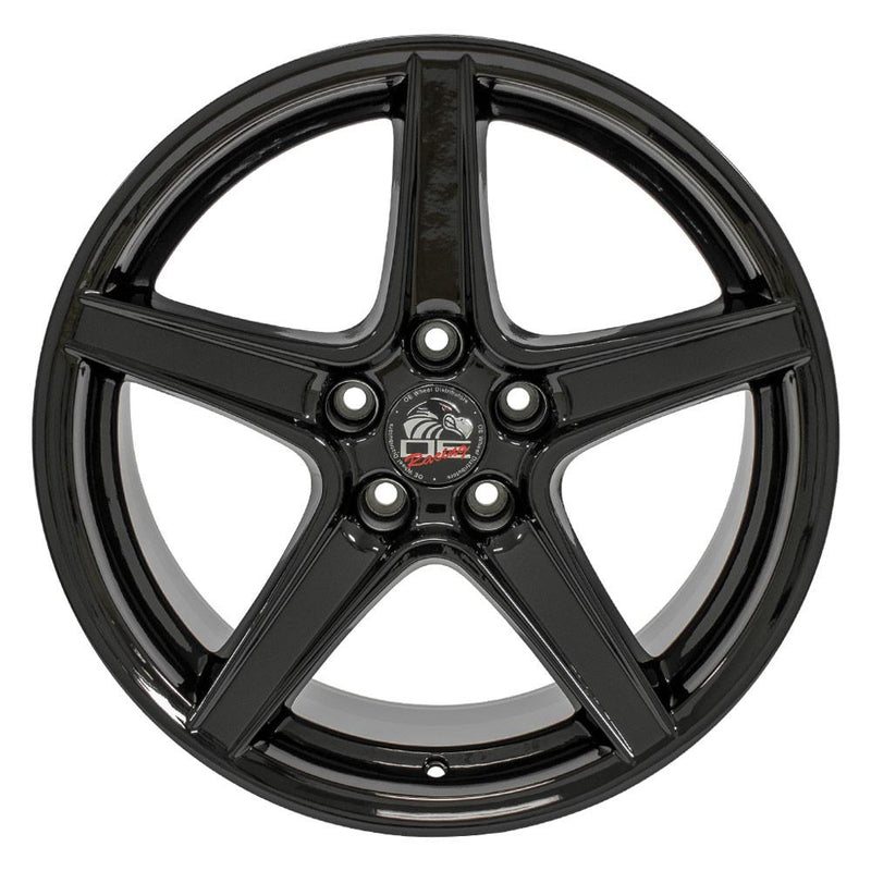 OE Wheels FR06B 18x10 5x114.3 22et Gloss Black Wheel